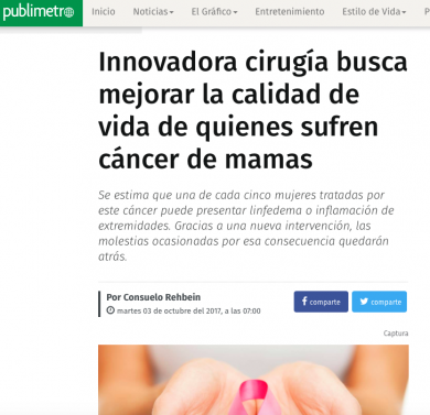 Nota de Prensa; avances en Cirugía Plástica Estética y Reconstructiva                                                  Press release; Advances in Cosmetic and Reconstructive Plastic Surgery