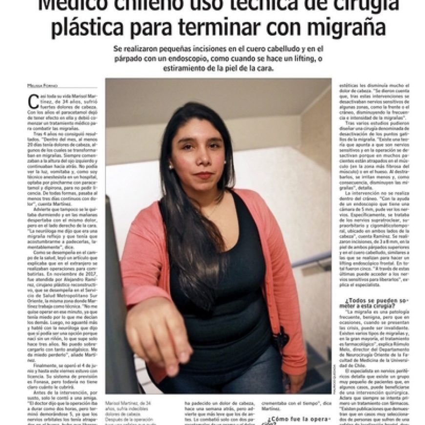 Cirugía de la Migraña                                                   Migrane Surgery