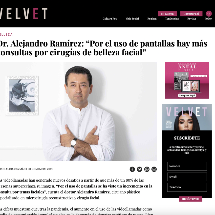 Entrevista Revista Velvet